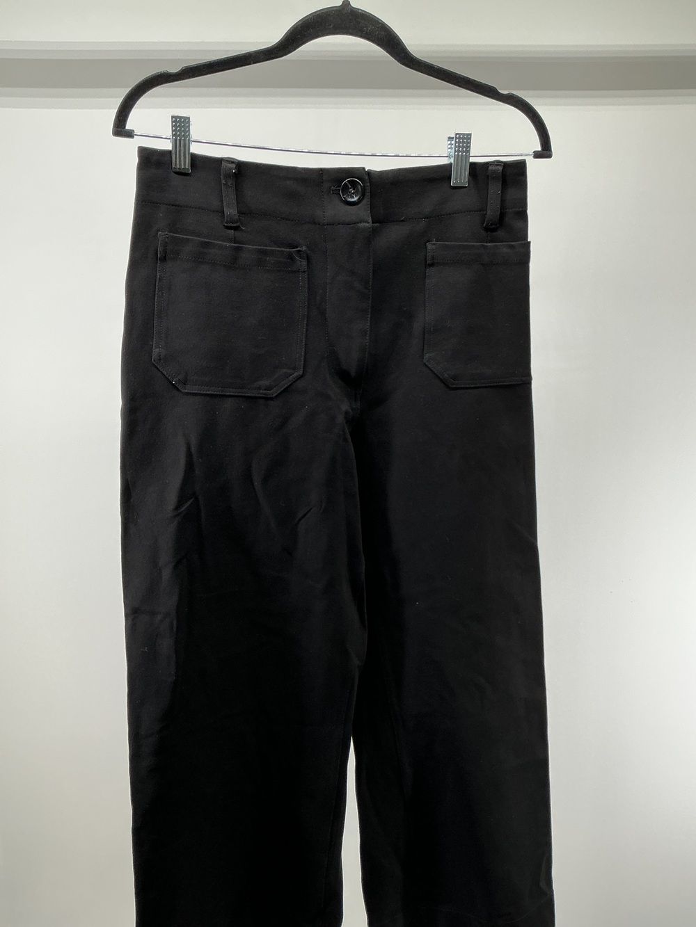 Ultra-Stretch Ponte Cropped Wide Leg Pant (OLD)